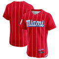 Ldoa M.Marlins Blank Player Red City Connect Home Limited Elite Stitched Jerseys