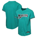 Ldoa M.Marlins Blank Player Teal Mitchell & Ness Cooperstown Collection Game Stitched Jerseys