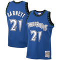 Ldoa M.Timberwolves #21 Kevin Garnett Mitchell & Ness Blue 2003-2004 Hardwood Classics Swingman Stitched Jerseys