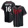 Ldoa M.Twins #16 Austin Martin Player Black Fashion Out Home Limited Stitched Jerseys
