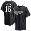 Ldoa M.Twins #16 Austin Martin Player Black Home Game Stitched Jerseys