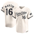 Ldoa M.Twins #16 Austin Martin Player Cream Home Limited Stitched Jerseys