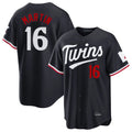 Ldoa M.Twins #16 Austin Martin Player Navy Home Game Stitched Jerseys