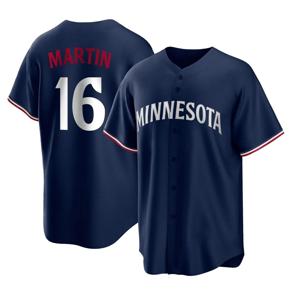 Ldoa M.Twins #16 Austin Martin Player Navy Replica Alternate Home Stitched Jerseys
