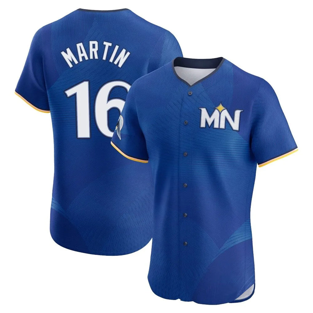 Ldoa M.Twins #16 Austin Martin Player Royal City Connect Limited Elite Home Stitched Jerseys