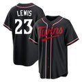 Ldoa M.Twins #23 Royce Lewis Player Black Fashion Out Home Limited Stitched Jerseys