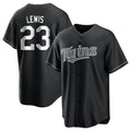 Ldoa M.Twins #23 Royce Lewis Player Black Home Game Stitched Jerseys