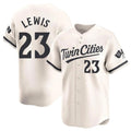 Ldoa M.Twins #23 Royce Lewis Player Cream Home Limited Stitched Jerseys