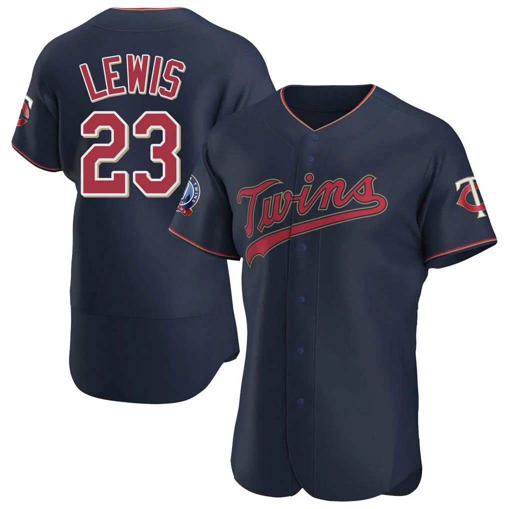 Ldoa M.Twins #23 Royce Lewis Player Navy 60th Home Limited Elite Stitched Jerseys