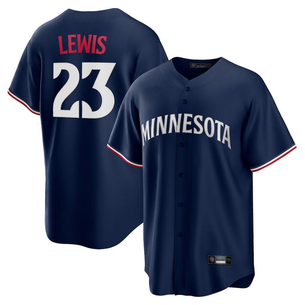 Ldoa M.Twins #23 Royce Lewis Player Navy Replica Alternate Home Stitched Jerseys