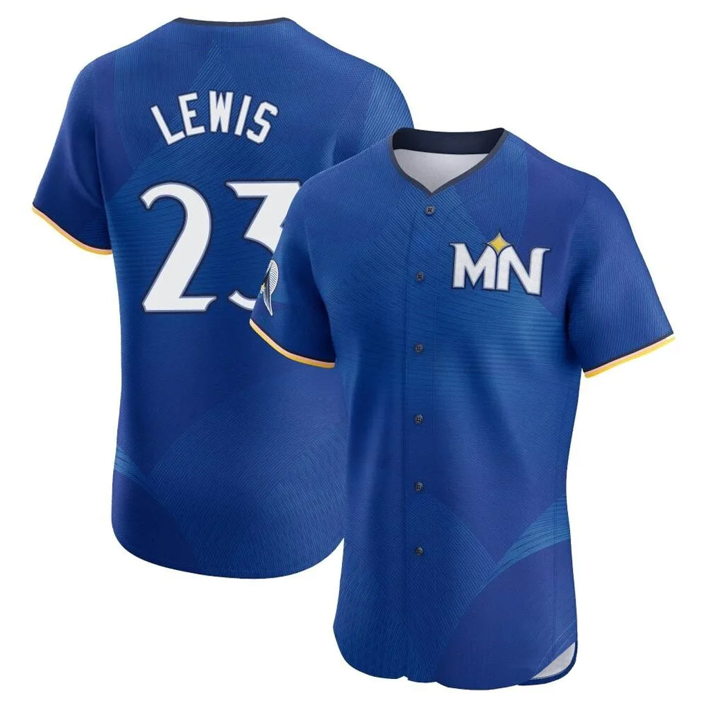 Ldoa M.Twins #23 Royce Lewis Player Royal City Connect Limited Elite Home Stitched Jerseys