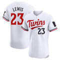 Ldoa M.Twins #23 Royce Lewis Player White Home Limited Elite Stitched Jerseys