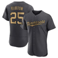 Ldoa M.Twins #25 Byron Buxton Player Charcoal All-Star Limited Elite Home Stitched Jerseys