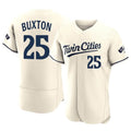 Ldoa M.Twins #25 Byron Buxton Player Cream Home Limited Elite Stitched Jerseys