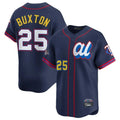 Ldoa M.Twins #25 Byron Buxton Player Navy All-star Game Limited Home Stitched Jerseys