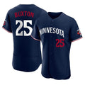 Ldoa M.Twins #25 Byron Buxton Player Navy Replica Home Limited Elite Stitched Jerseys