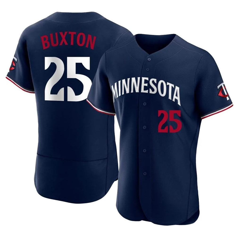 Ldoa M.Twins #25 Byron Buxton Player Navy Replica Home Limited Elite Stitched Jerseys