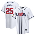 Ldoa M.Twins #25 Byron Buxton Player White USA 2026 World Classic Limited Home Stitched Jerseys