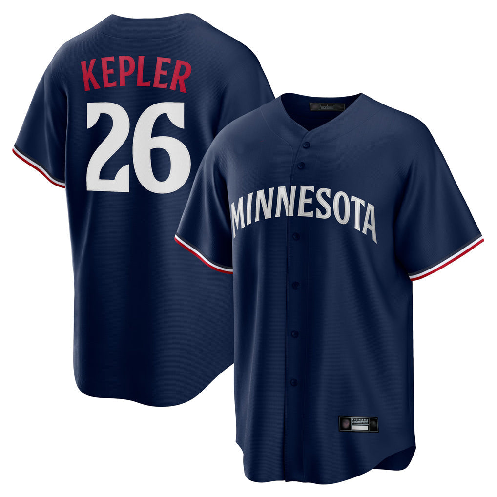 Ldoa M.Twins #26 Max Kepler Player Navy Replica Alternate Home Stitched Jerseys