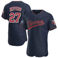 Ldoa M.Twins #27 Ryan Jeffers Player Navy 60th Home Limited Elite Stitched Jerseys