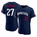 Ldoa M.Twins #27 Ryan Jeffers Player Navy Replica Home Limited Elite Stitched Jerseys