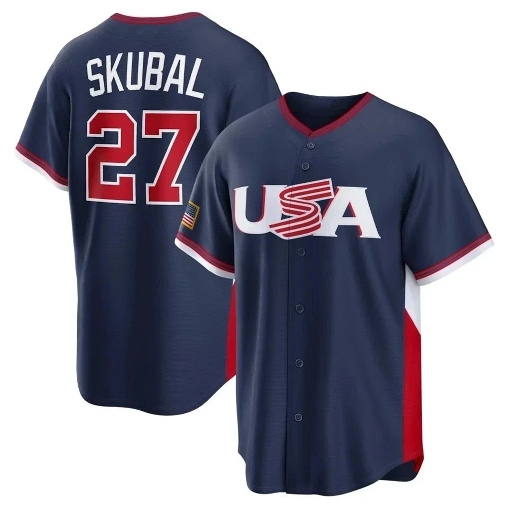 Ldoa M.Twins #27 Ryan Jeffers Player Navy USA 2026 World Classic Limited Home Stitched Jerseys