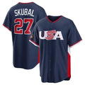 Ldoa M.Twins #27 Ryan Jeffers Player Navy USA 2026 World Classic Limited Home Stitched Jerseys