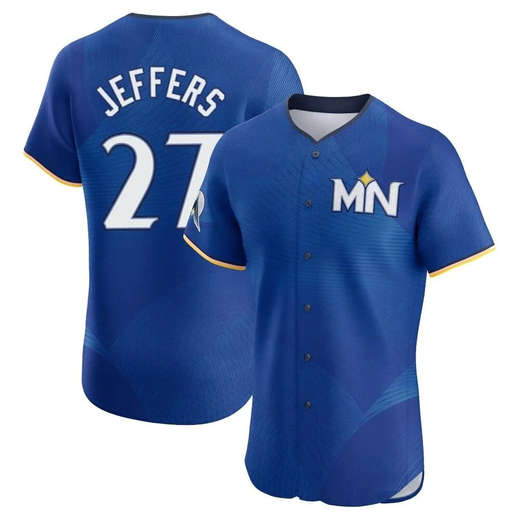 Ldoa M.Twins #27 Ryan Jeffers Player Royal City Connect Limited Elite Home Stitched Jerseys