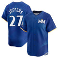 Ldoa M.Twins #27 Ryan Jeffers Player Royal City Connect Limited Home Stitched Jerseys