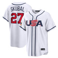 Ldoa M.Twins #27 Ryan Jeffers Player White USA 2026 World Classic Limited Home Stitched Jerseys