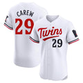 Ldoa M.Twins #29 Rod Carew Player White Home Limited Elite Stitched Jerseys