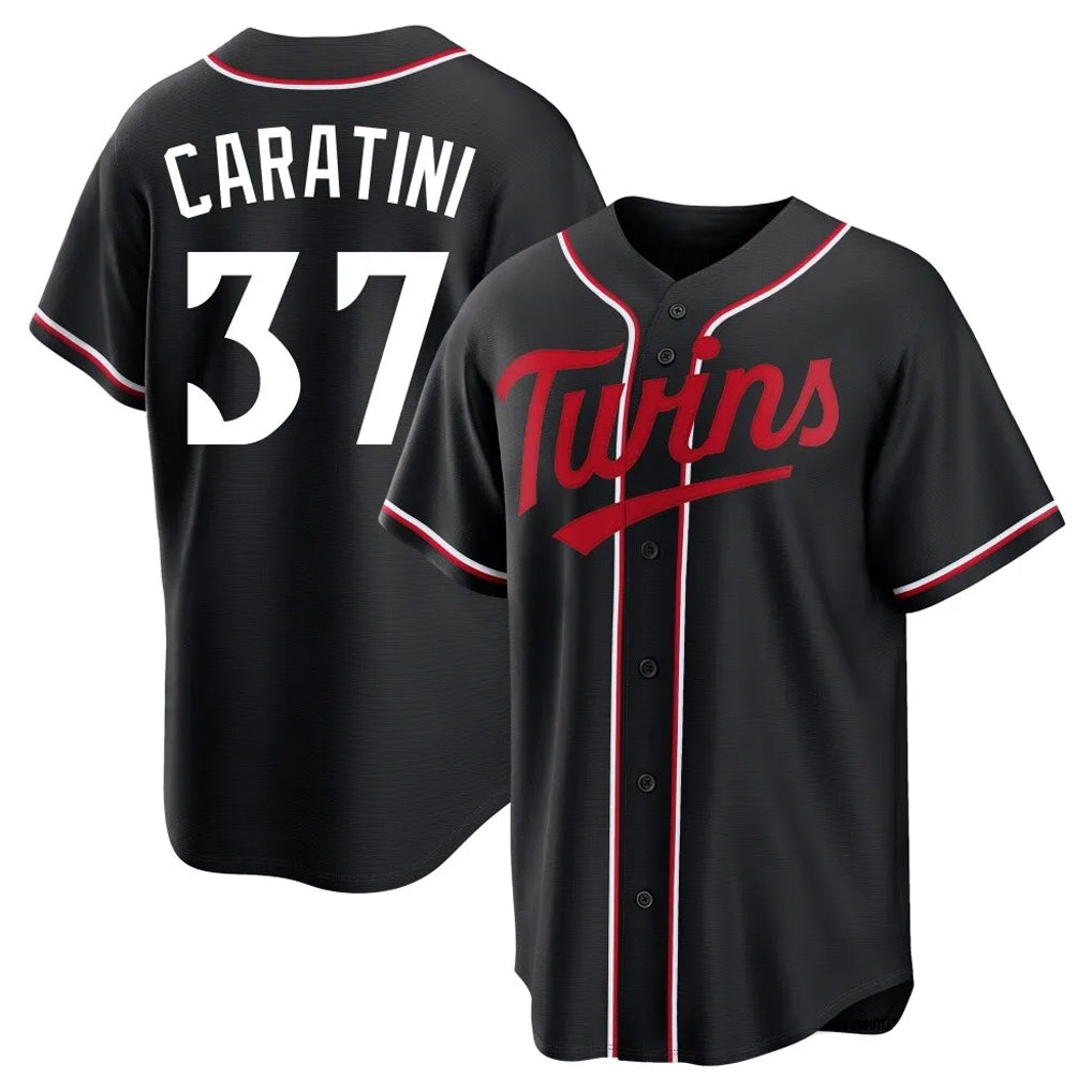 Ldoa M.Twins #37 Victor Caratini Player Black Fashion Out Home Limited Stitched Jerseys