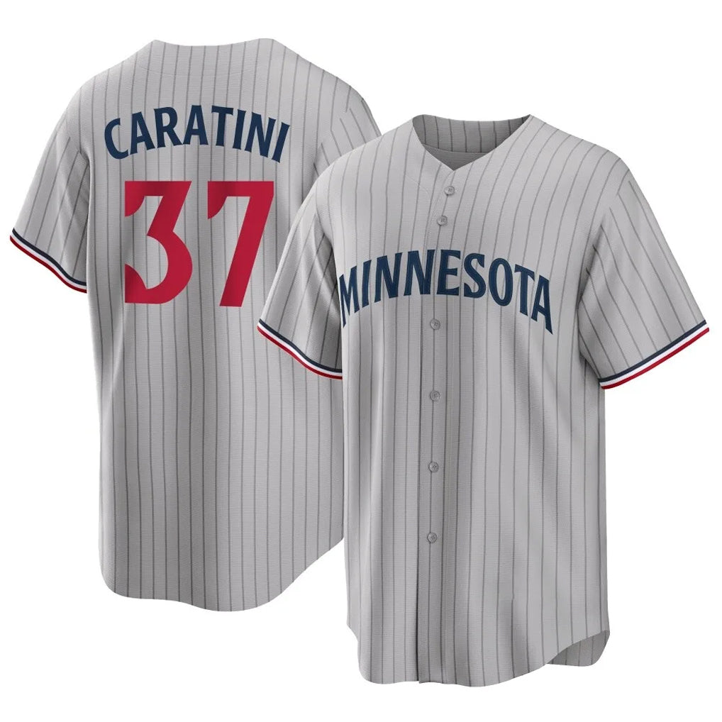 Ldoa M.Twins #37 Victor Caratini Player Gray Game Limited Home Stitched Jerseys