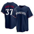 Ldoa M.Twins #37 Victor Caratini Player Navy Replica Alternate Home Stitched Jerseys