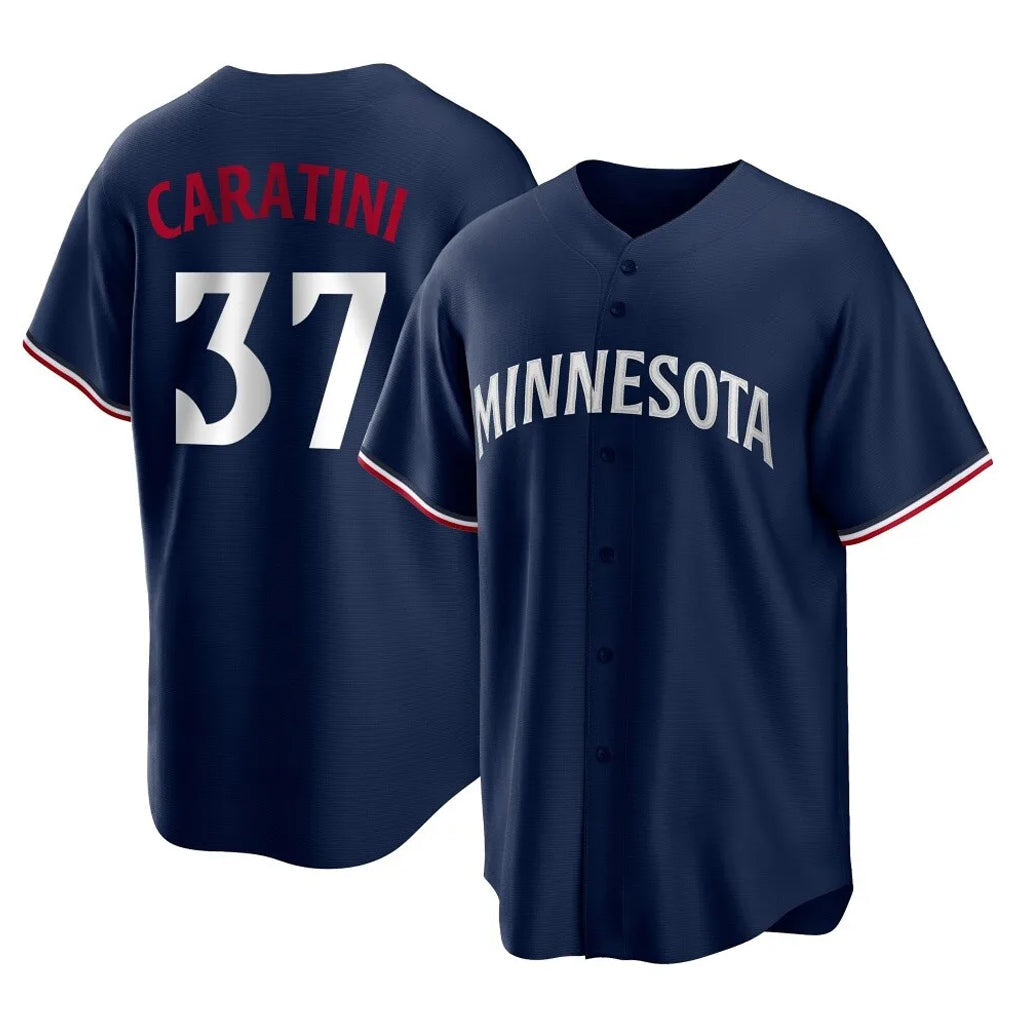 Ldoa M.Twins #37 Victor Caratini Player Navy Replica Alternate Home Stitched Jerseys