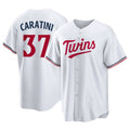 Ldoa M.Twins #37 Victor Caratini Player White Home Game Stitched Jerseys