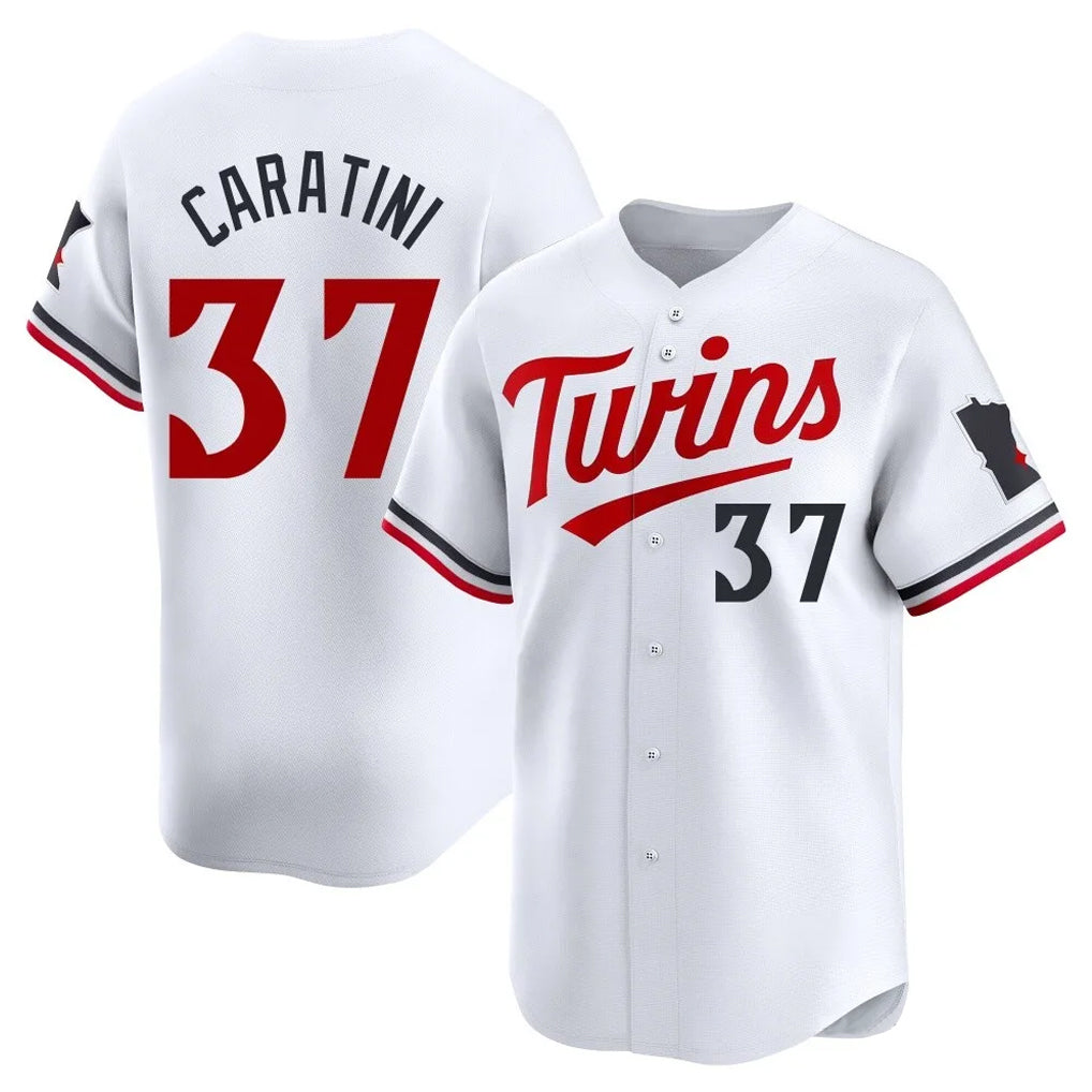 Ldoa M.Twins #37 Victor Caratini Player White Home Limited Stitched Jerseys