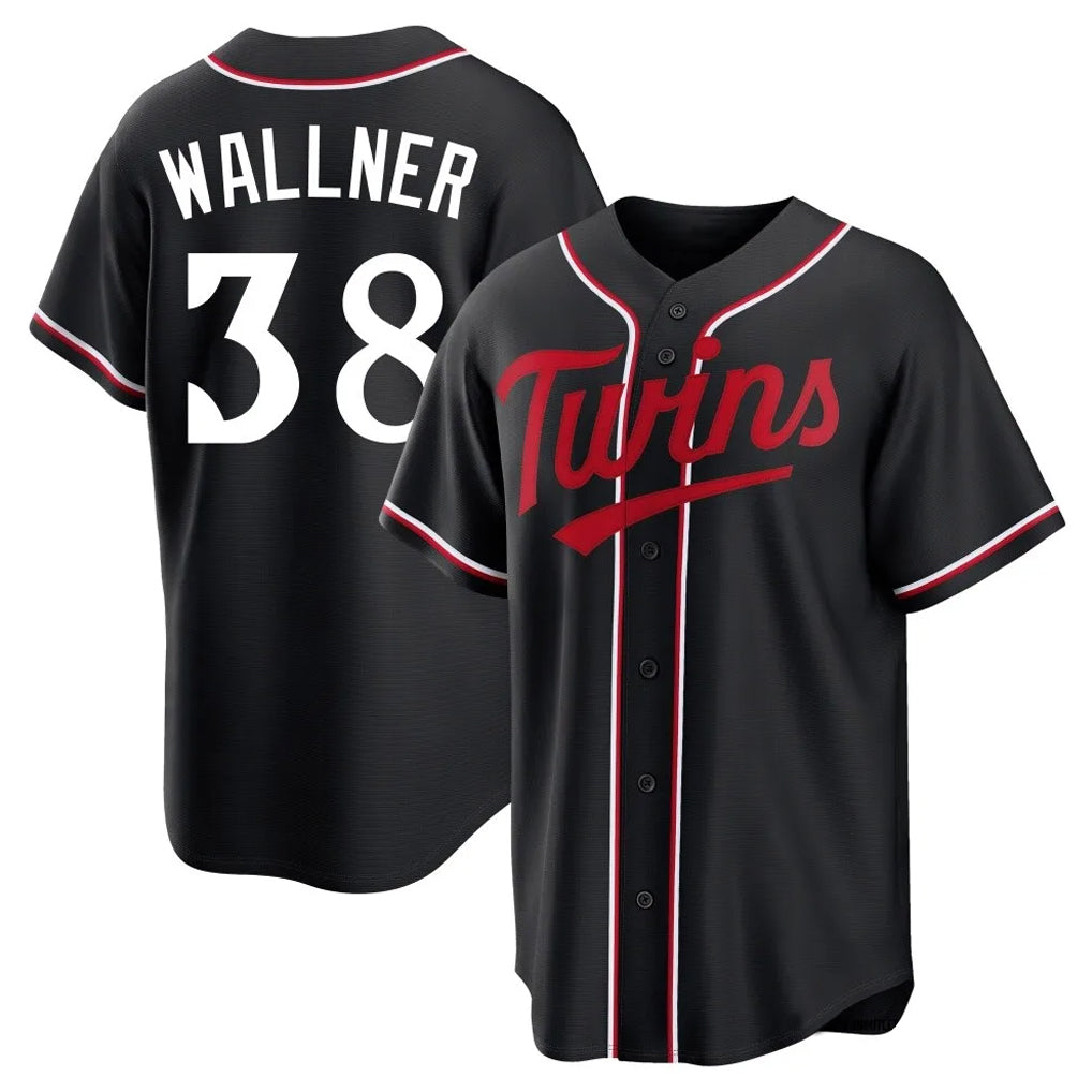 Ldoa M.Twins #38 Matt Wallner Player Black Fashion Out Home Limited Stitched Jerseys