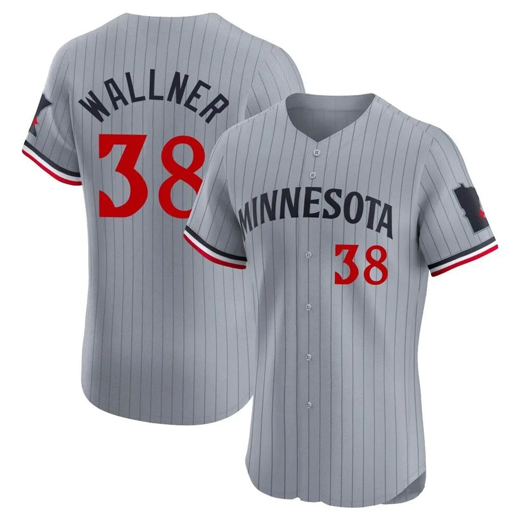 Ldoa M.Twins #38 Matt Wallner Player Gray Home Limited Elite Stitched Jerseys