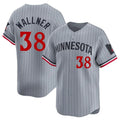 Ldoa M.Twins #38 Matt Wallner Player Gray Home Limited Stitched Jerseys