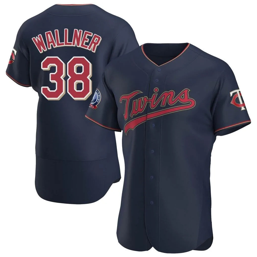 Ldoa M.Twins #38 Matt Wallner Player Navy 60th Home Limited Elite Stitched Jerseys