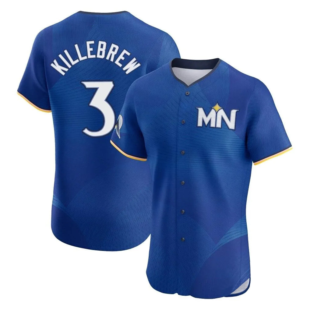 Ldoa M.Twins #3 Harmon Killebrew Player Royal City Connect Limited Elite Home Stitched Jerseys