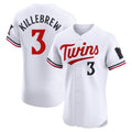Ldoa M.Twins #3 Harmon Killebrew Player White Home Limited Elite Stitched Jerseys