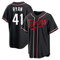 Ldoa M.Twins #41 Joe Ryan Player Black Fashion Out Home Limited Stitched Jerseys