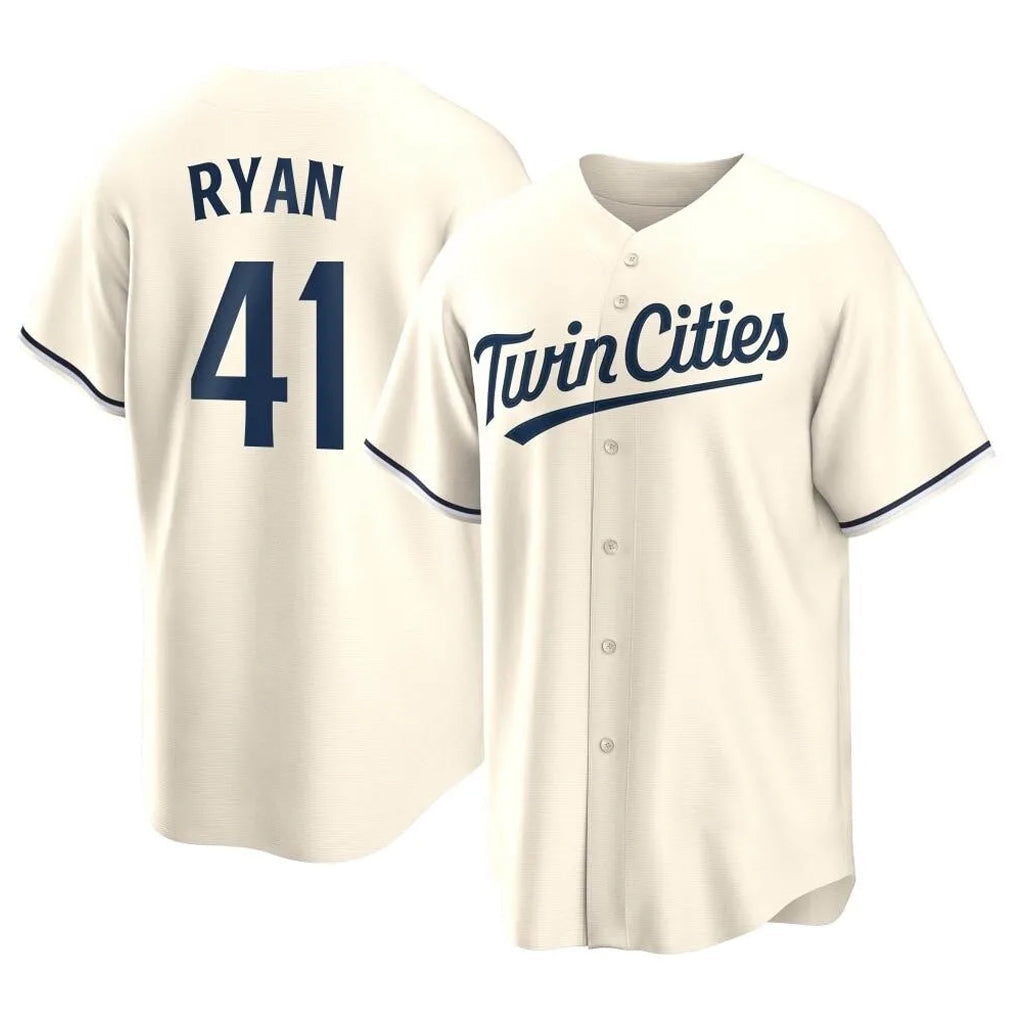 Ldoa M.Twins #41 Joe Ryan Player Cream Game Limited Home Stitched Jerseys