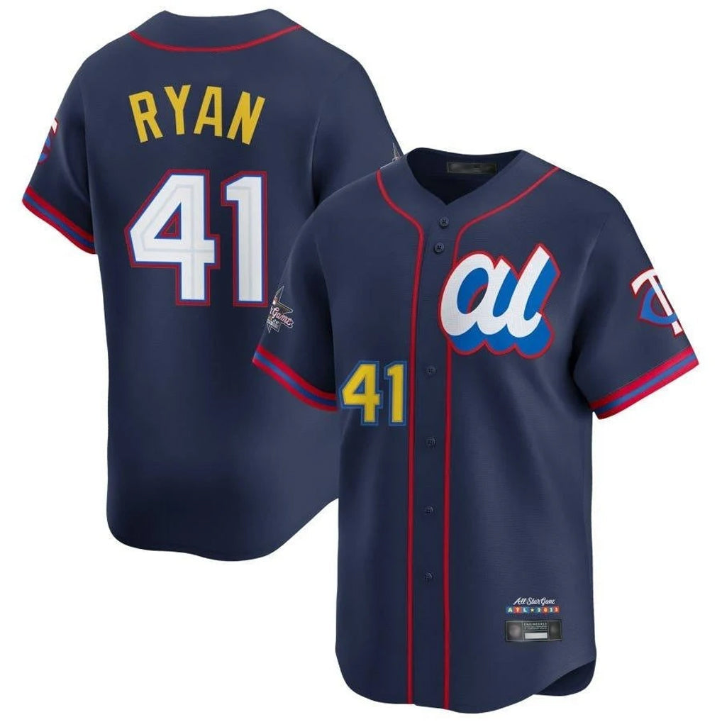 Ldoa M.Twins #41 Joe Ryan Player Navy All-star Game Limited Home Stitched Jerseys