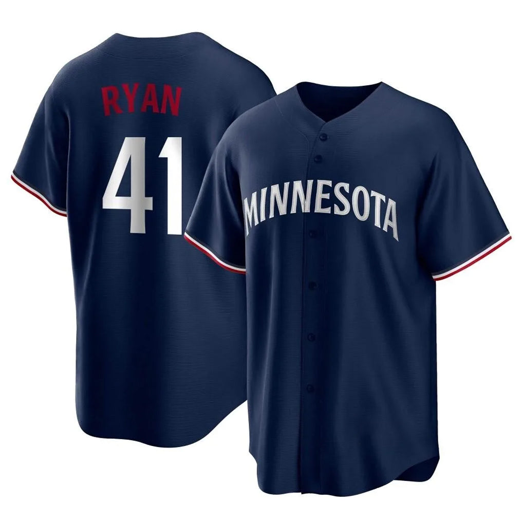 Ldoa M.Twins #41 Joe Ryan Player Navy Replica Alternate Home Stitched Jerseys
