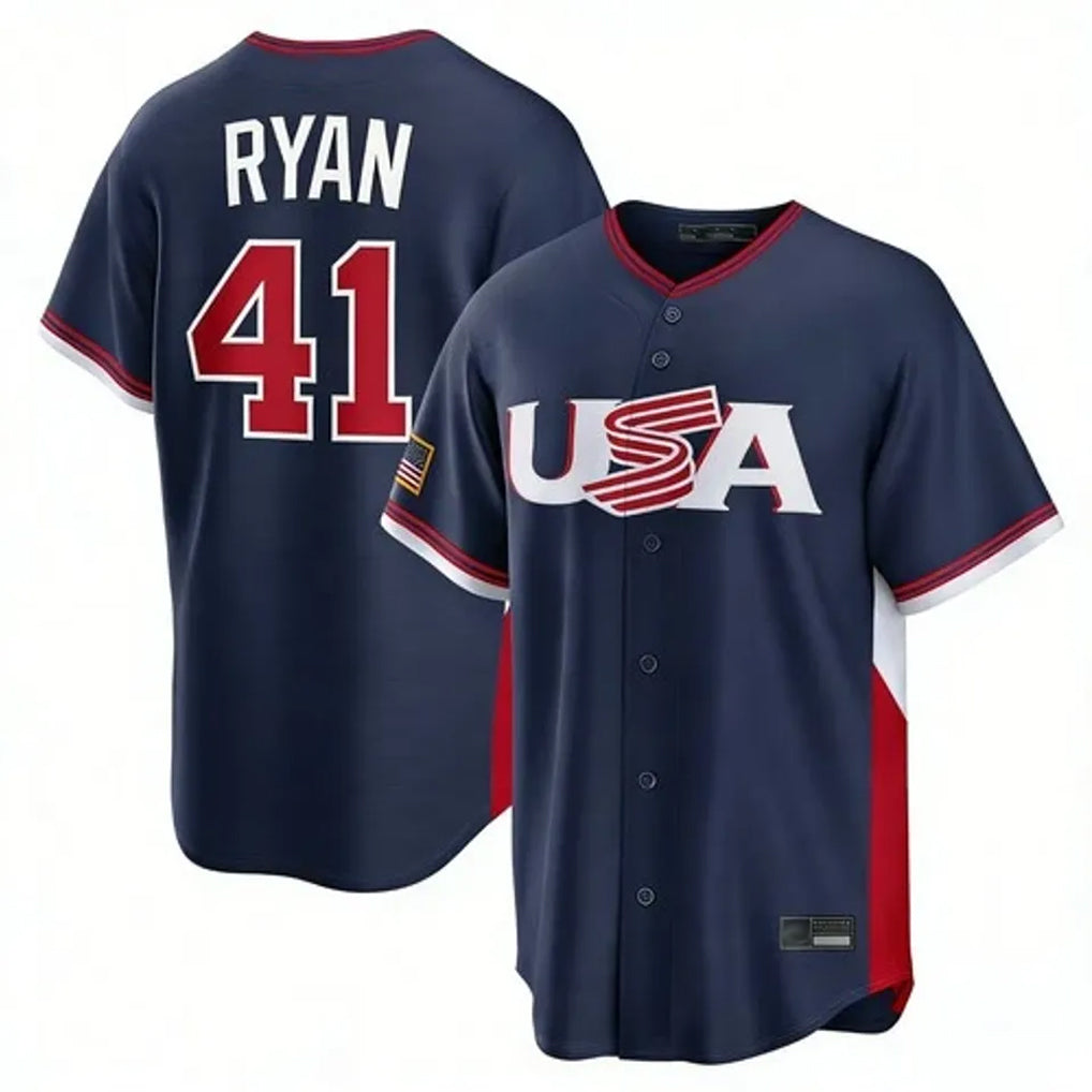 Ldoa M.Twins #41 Joe Ryan Player Navy USA 2026 World Classic Limited Home Stitched Jerseys
