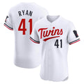 Ldoa M.Twins #41 Joe Ryan Player White Home Limited Elite Stitched Jerseys