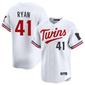 Ldoa M.Twins #41 Joe Ryan Player White Home Limited Stitched Jerseys